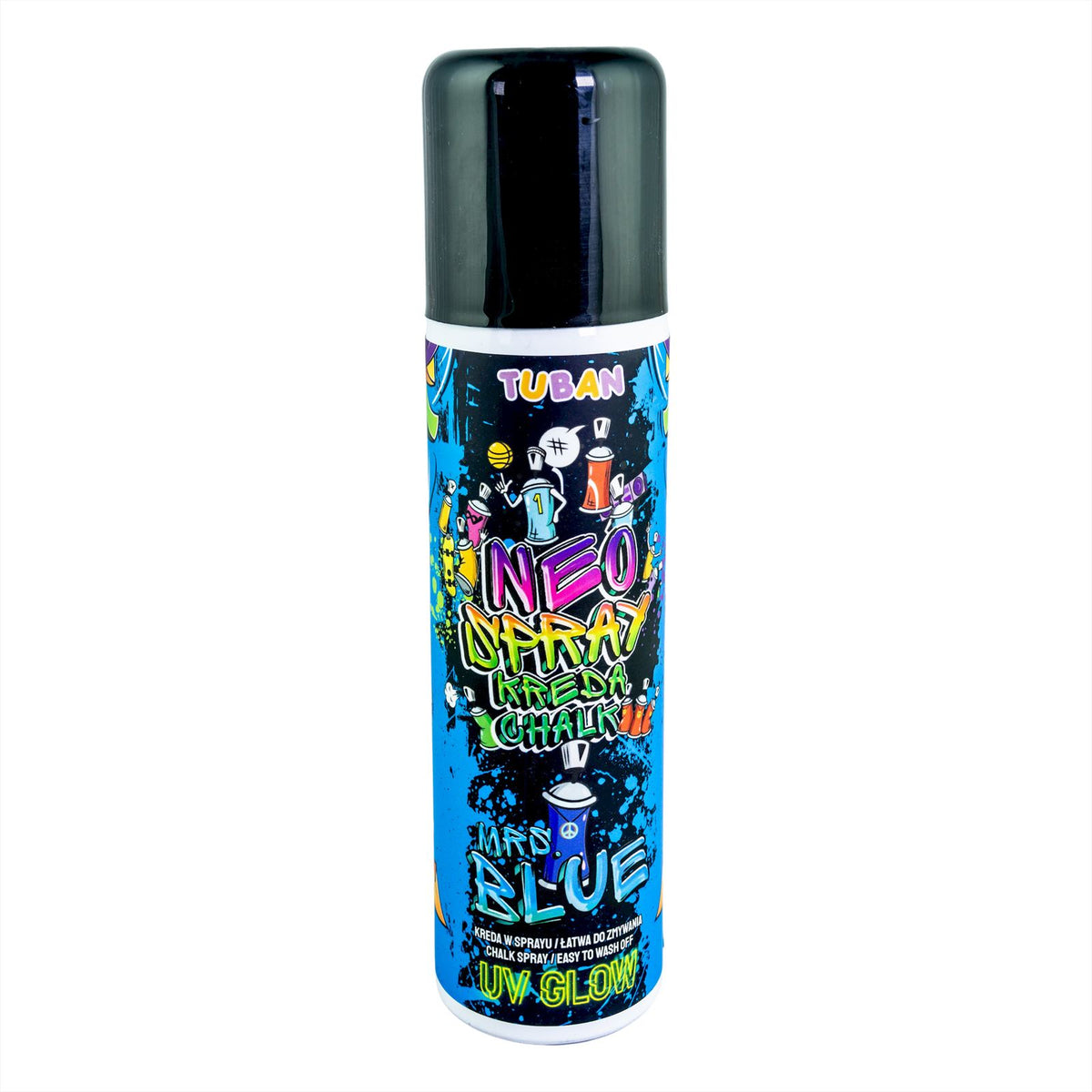 Tuban - Neon krijtspray blauw 150 ml