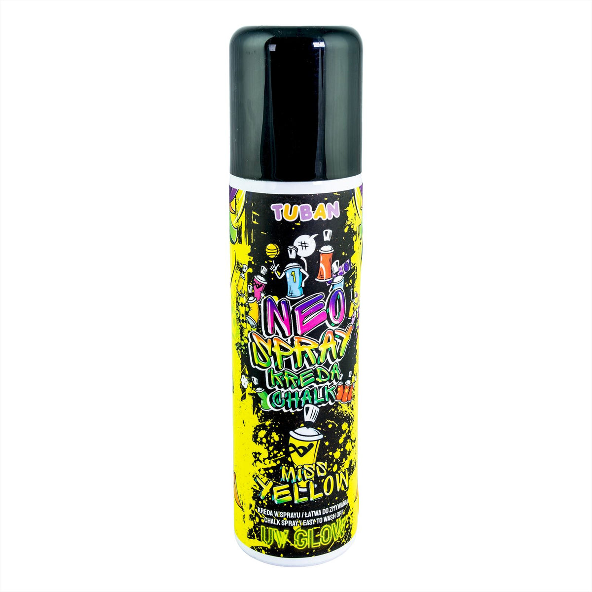 Tuban - Neon krijt spray geel 150 ml