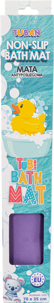 Tuban - Antislip badmat paars 35 x 70 cm