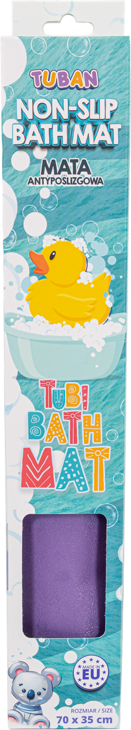 Tuban - Antislip badmat paars 35 x 70 cm