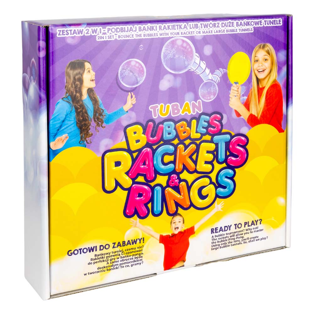 Tuban - Bellenblaas Rackets & Ringen Set – Bubblepong Spel