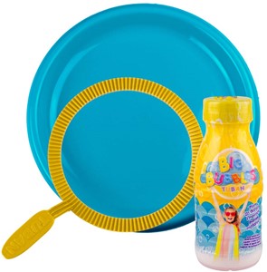 Tuban - Bellenblaasset met vloeistof 250 ml, schotel en ring in net