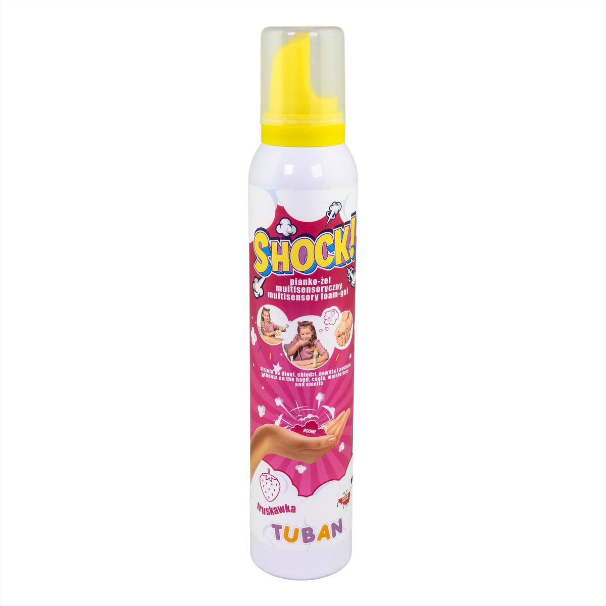 Tuban - Shock! Multisensorische Schuimgel Aardbei 200 ml