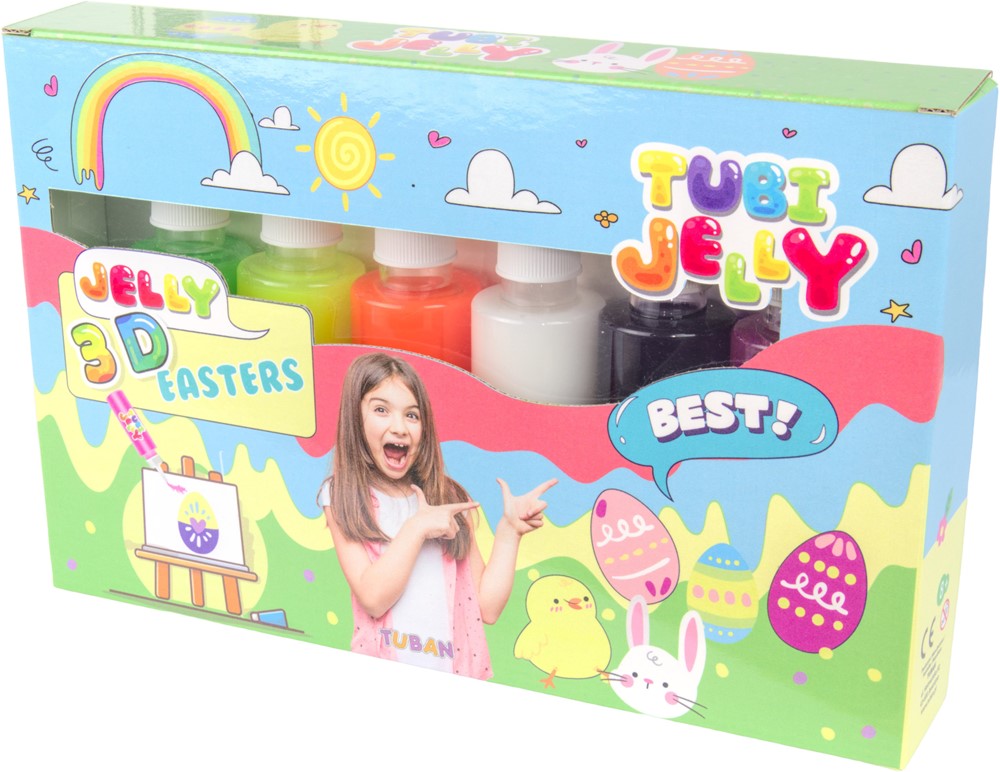 Tuban - Tubi Jelly set met 6 kleuren - Pasen