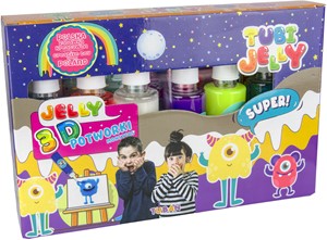 Tuban - Tubi Jelly set 6 kleuren - Monsters