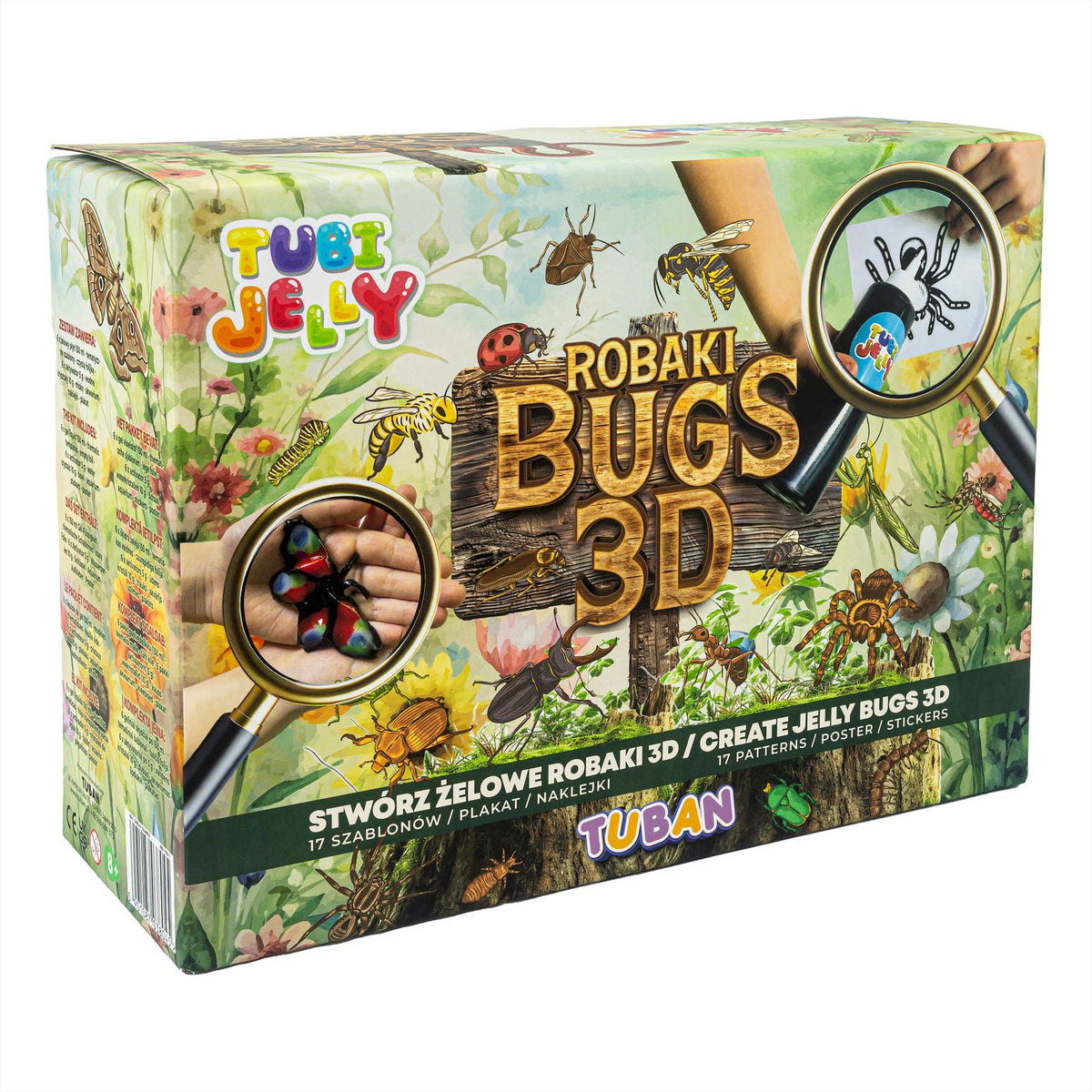 Tuban - Tubi Jelly Set Wormen - 3D insecten maken