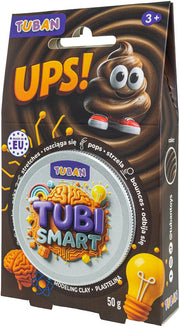 Tuban - Slimme kneedmassa UPS! - bruin met glitter