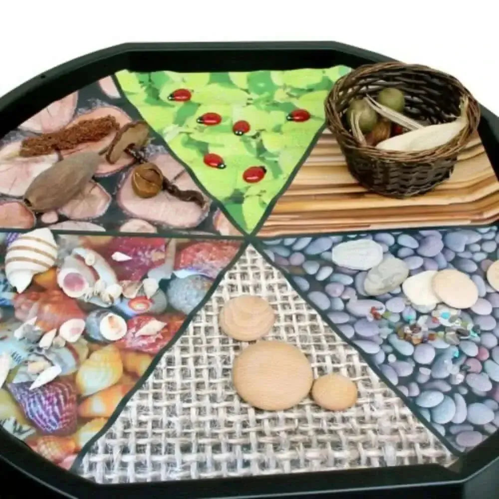 Tuff Tray - 70cm Speelmat Natuurlijke Texturen Vilt
