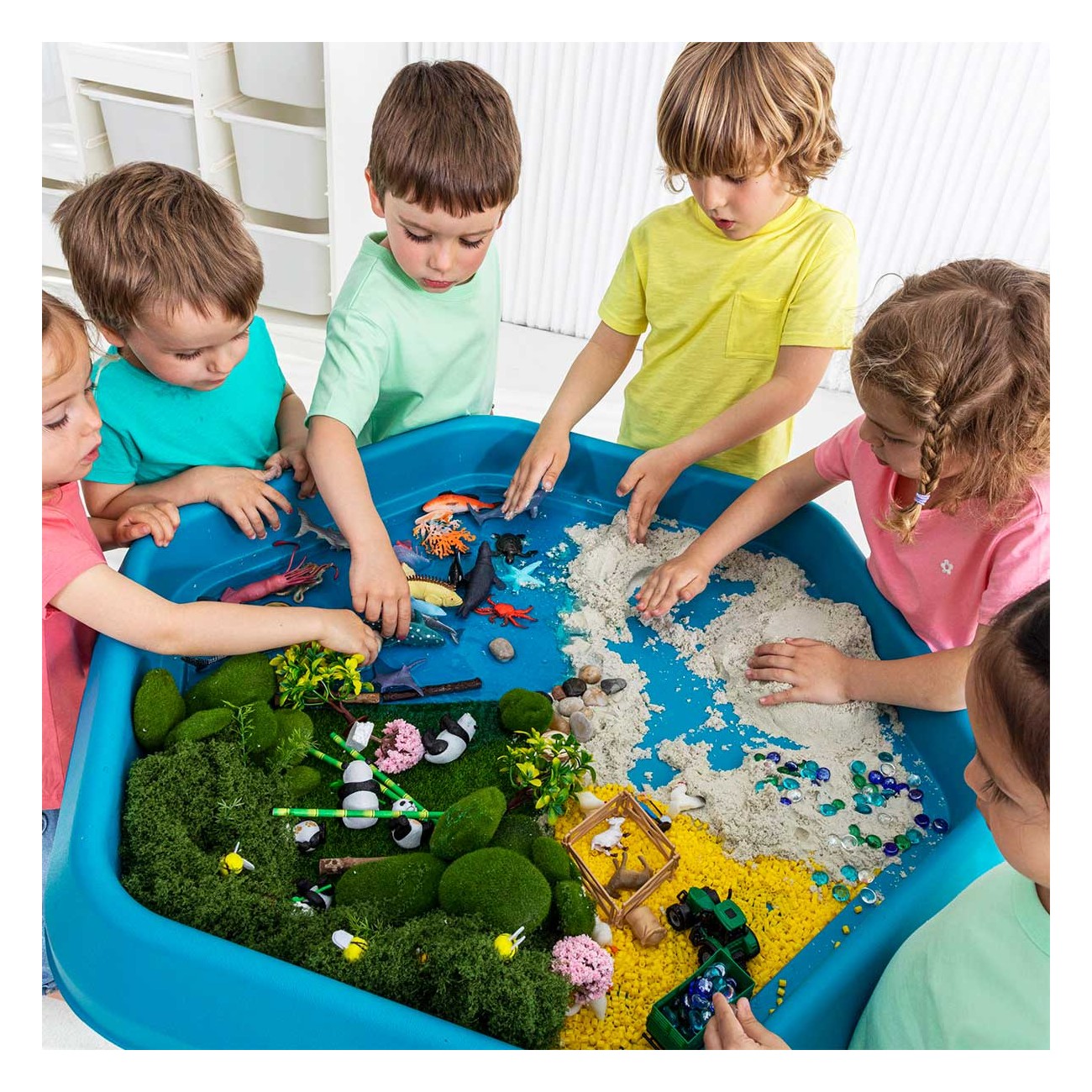 Amaya - Tuff Tray 100 cm - zeshoekig