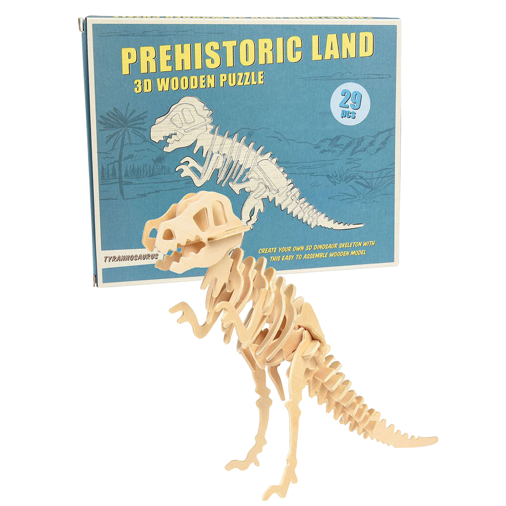 Rex London - 3D Houten Puzzel Tyrannosaurus