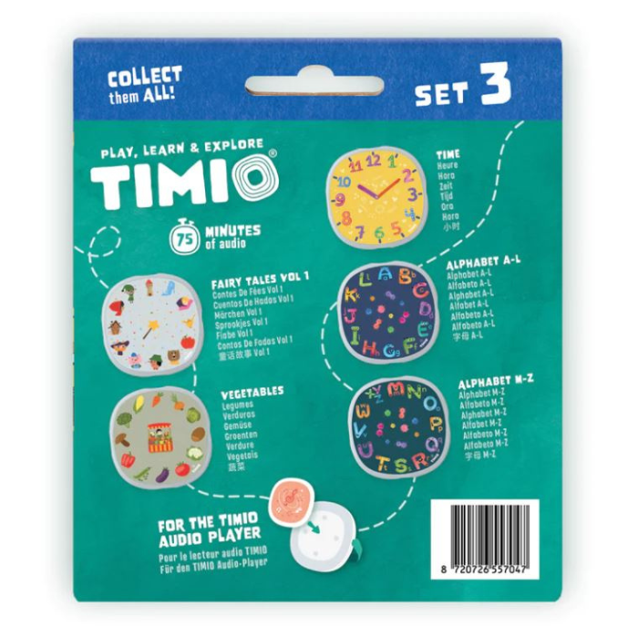 Timio - uitbreidingsset - disk set nummer 3 - 5 stuks