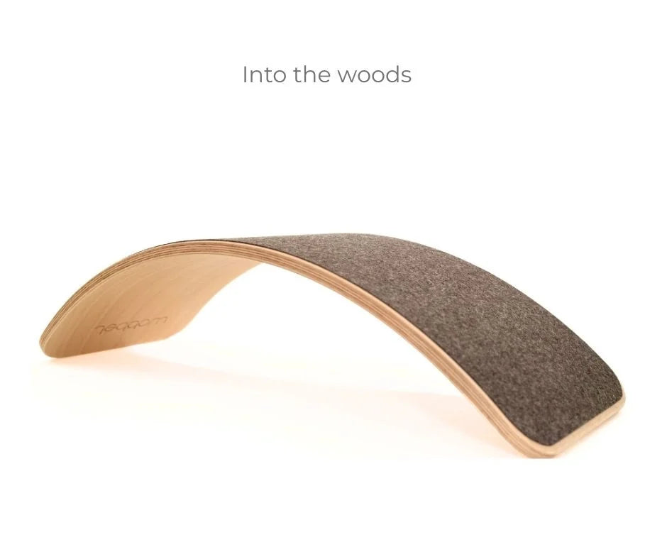 Wobbel Original - Blank gelakt met vilt - Into the Woods Woolfelt