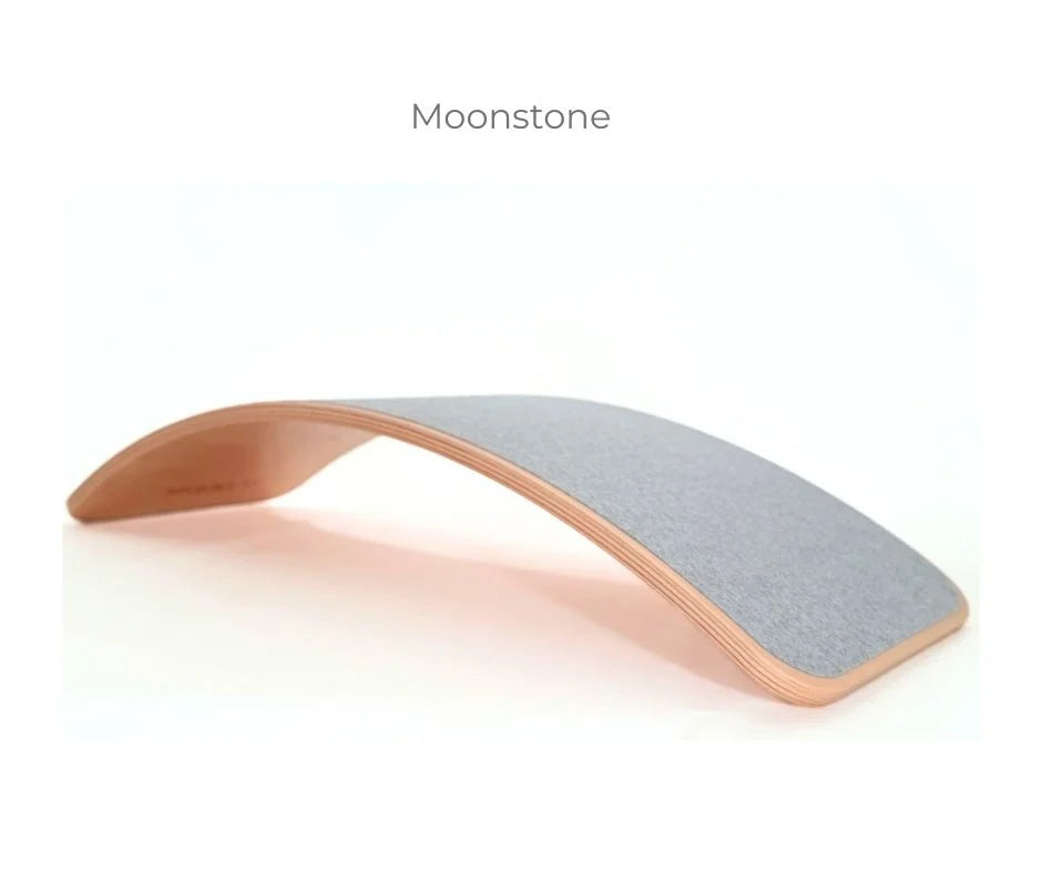 Wobbel Original - Blank gelakt met vilt - Moontstone Woolfelt