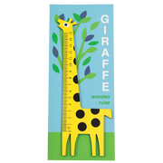 Rex London - Houten Liniaal Gele Giraffe