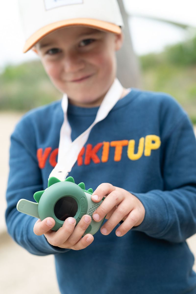 The Zoofamily Zoo Walkie Talkie Dino groen x Dino groen