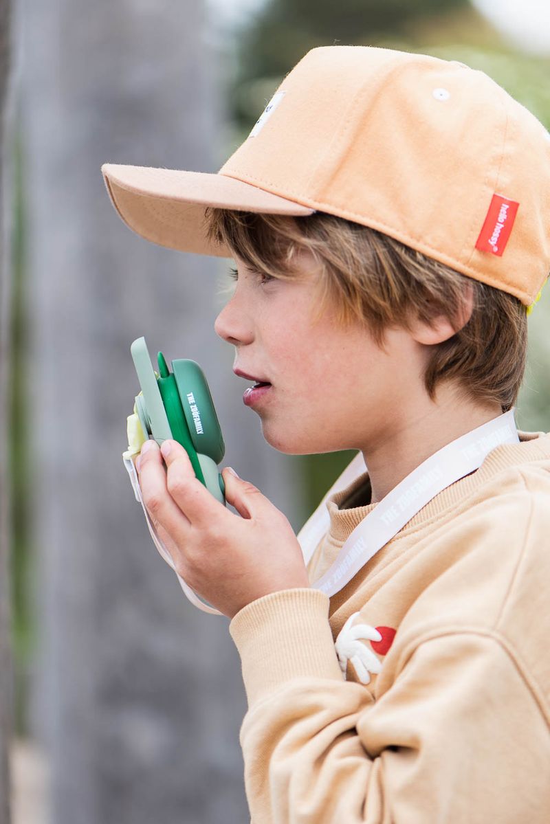The Zoofamily Zoo Walkie Talkie Dino groen x Dino groen