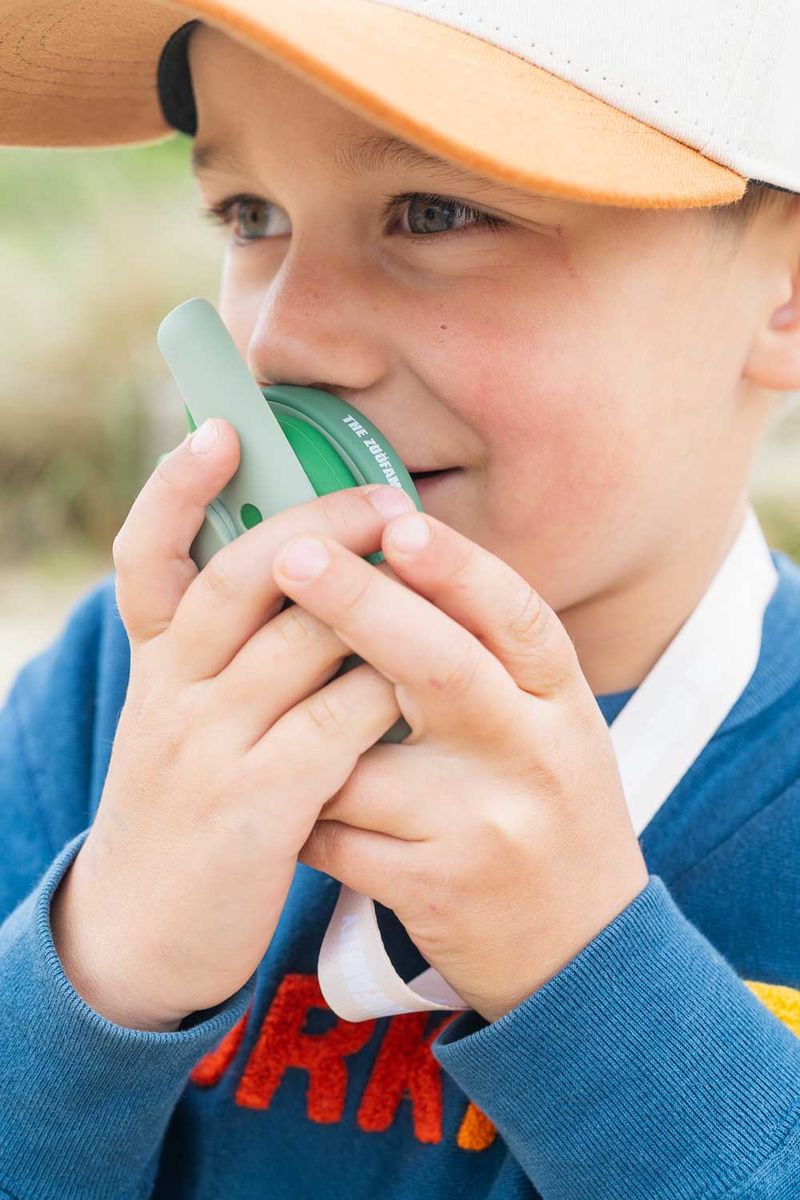 The Zoofamily Zoo Walkie Talkie Dino groen x Dino groen