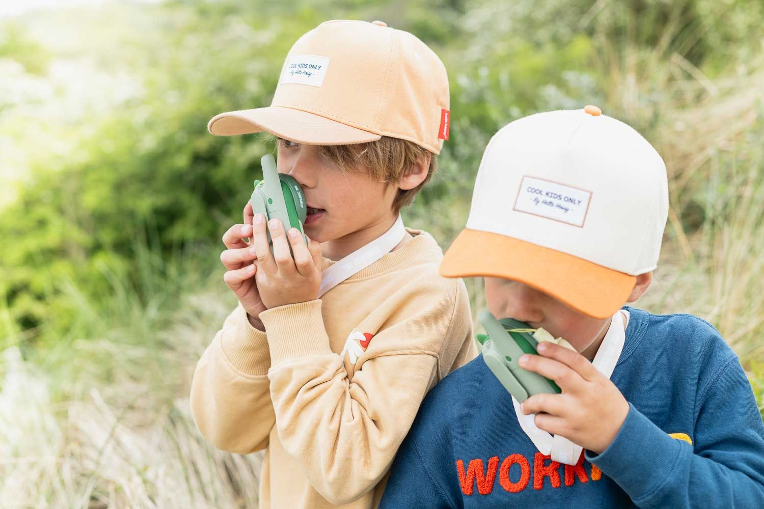 The Zoofamily Zoo Walkie Talkie Dino groen x Dino groen