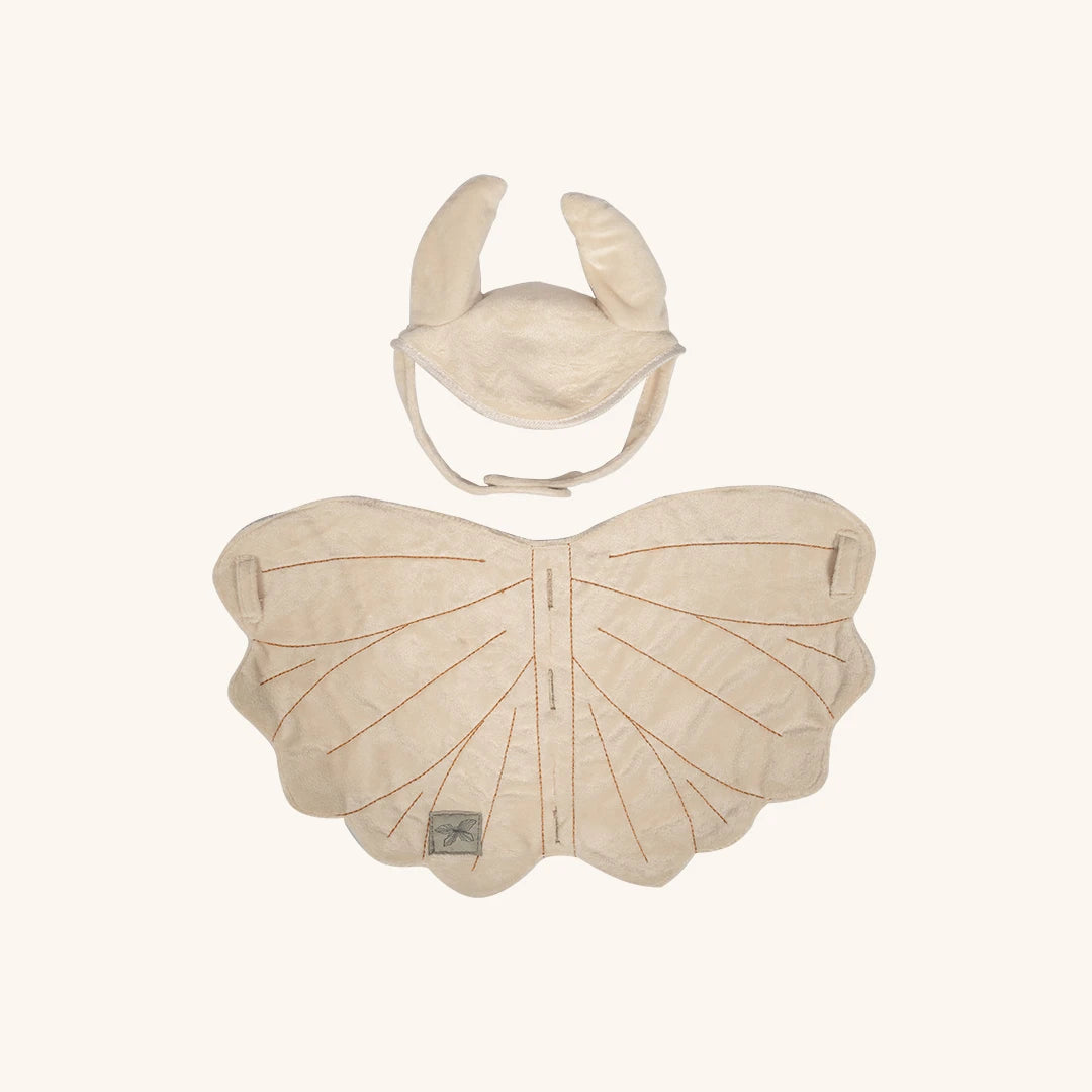 ByAstrup - Zadeldek en mutsje crème