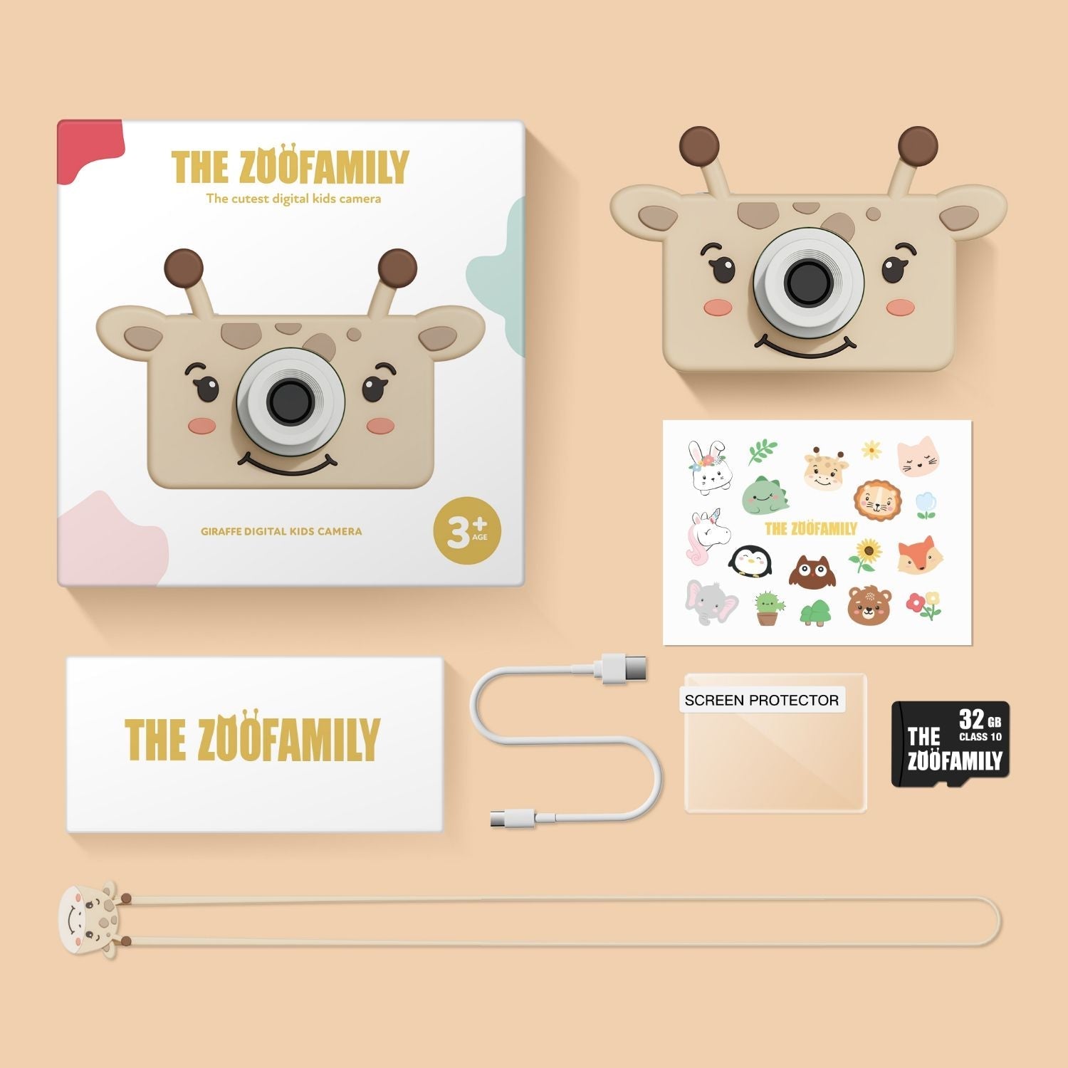 The Zoofamily Zoo Friends Giraf