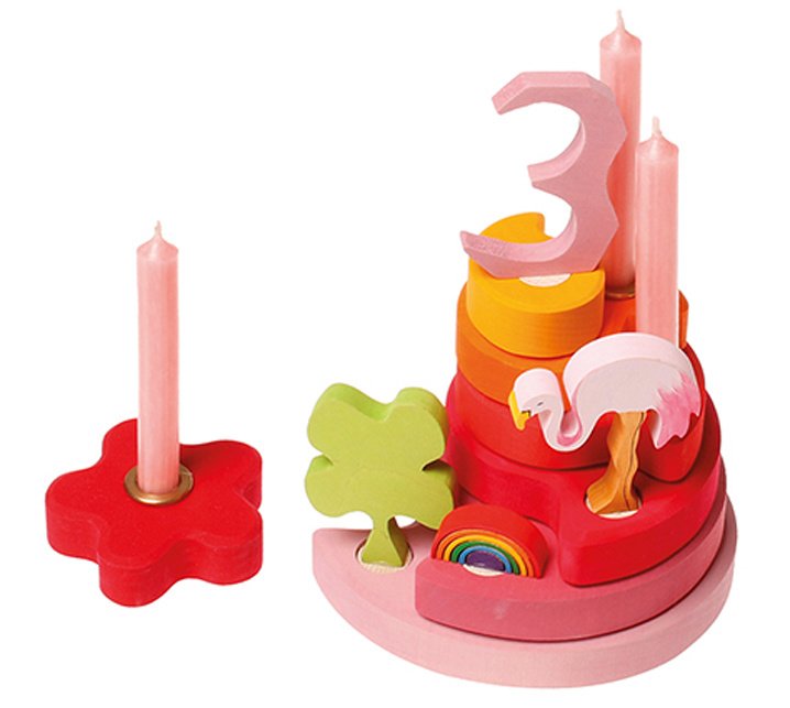 Grimm's - Houten Steker Regenboog