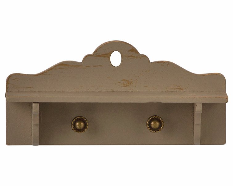 Maileg - Houten wandplankje voor bij poppenhuis