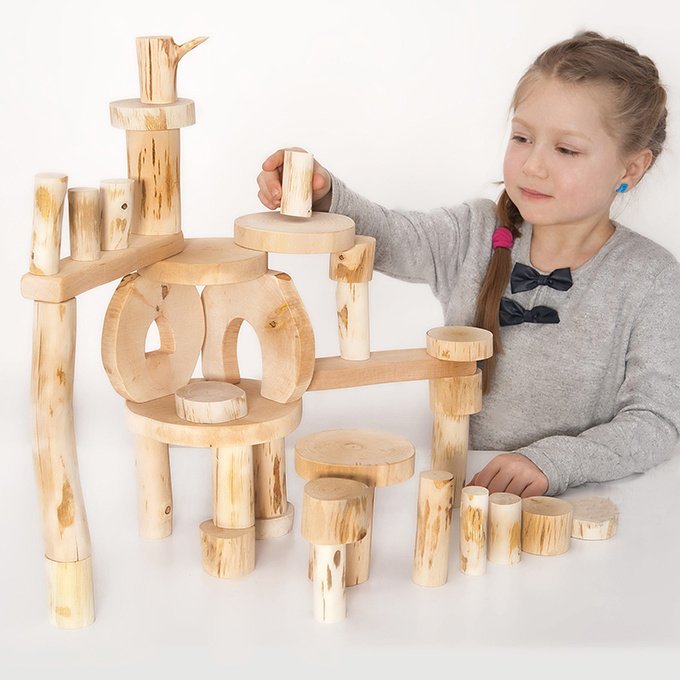 Magic Wood Houten Blokken - 36 stuks