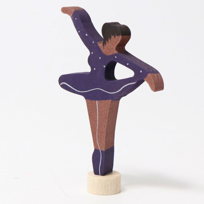 Grimm's - Houten Steker Lila Ballerina - Grimm's