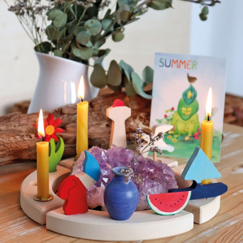 Grimm's - Houten Steker dwerg-winter - Grimm's