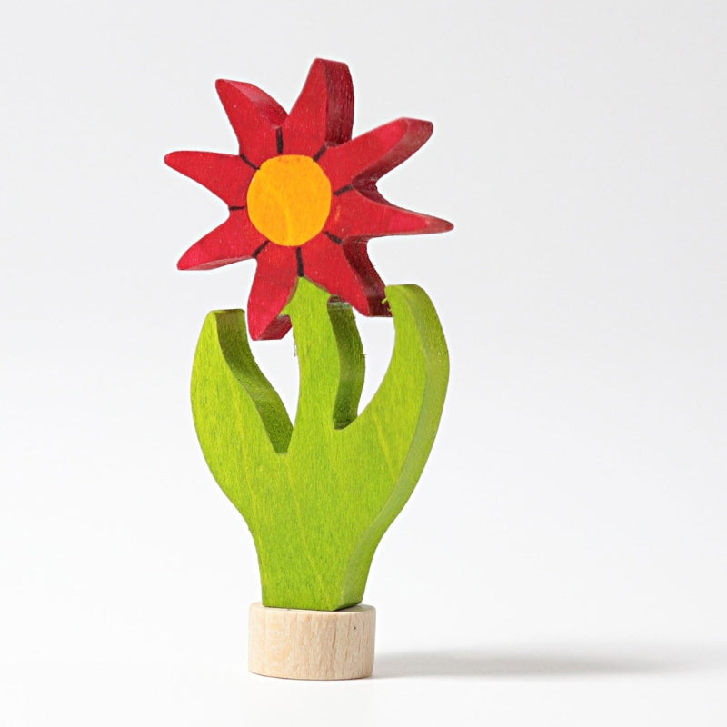 Grimm's - Houten Steker Aster Bloem - Grimm's