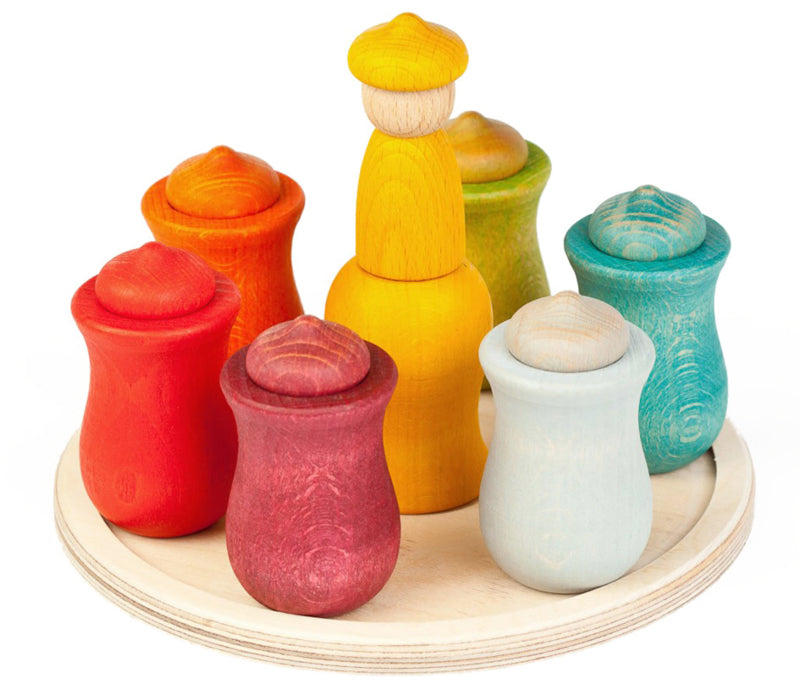 Grapat - houten weekkalender - 15-delig