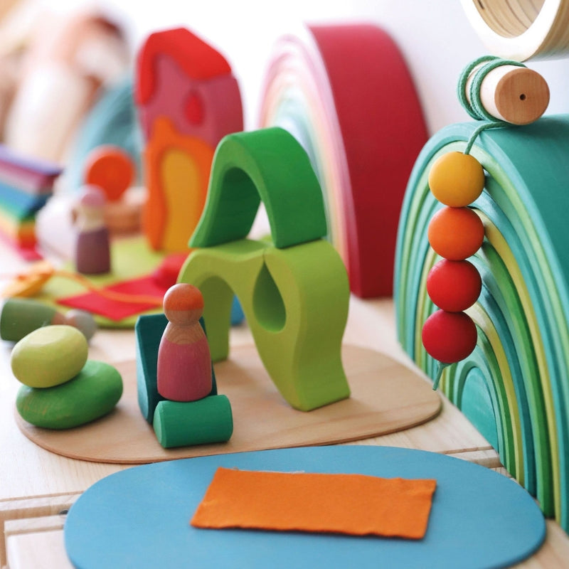 Grimm's-Small world play-spelen in het bos-(20-delig)