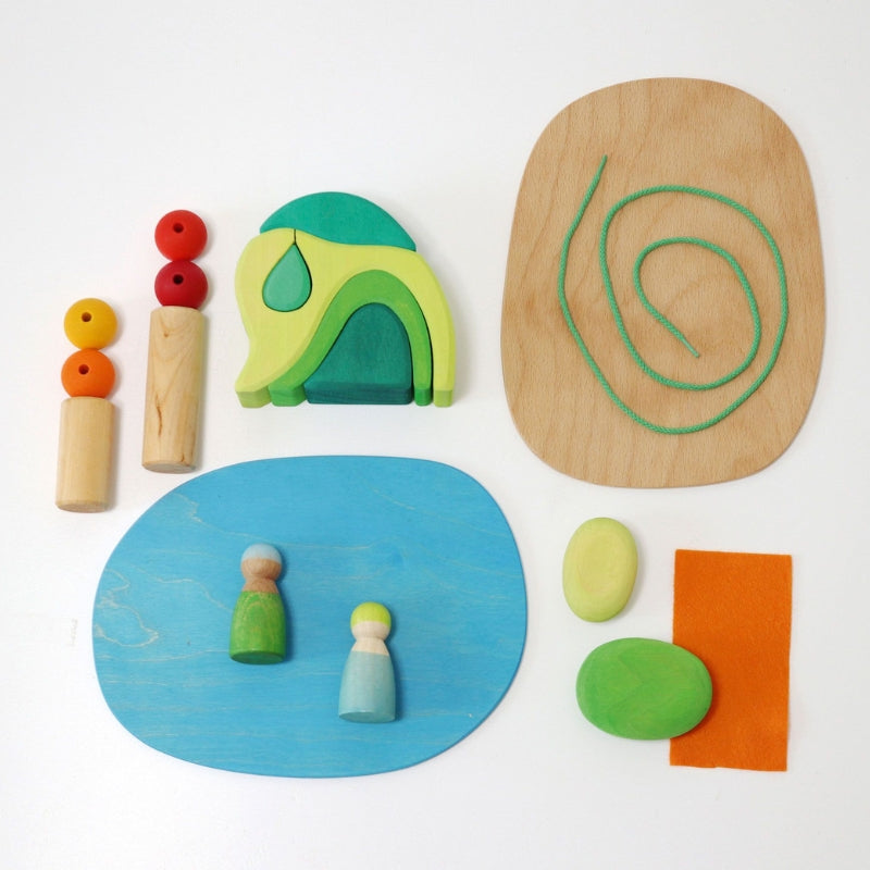 Grimm's-Small world play-spelen in het bos-(20-delig)