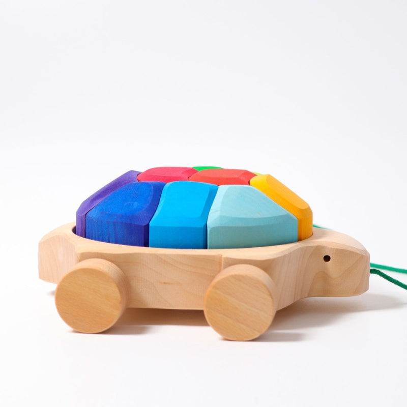 Grimm's - Trekdier Schildpad met puzzel (1+) Grimm's