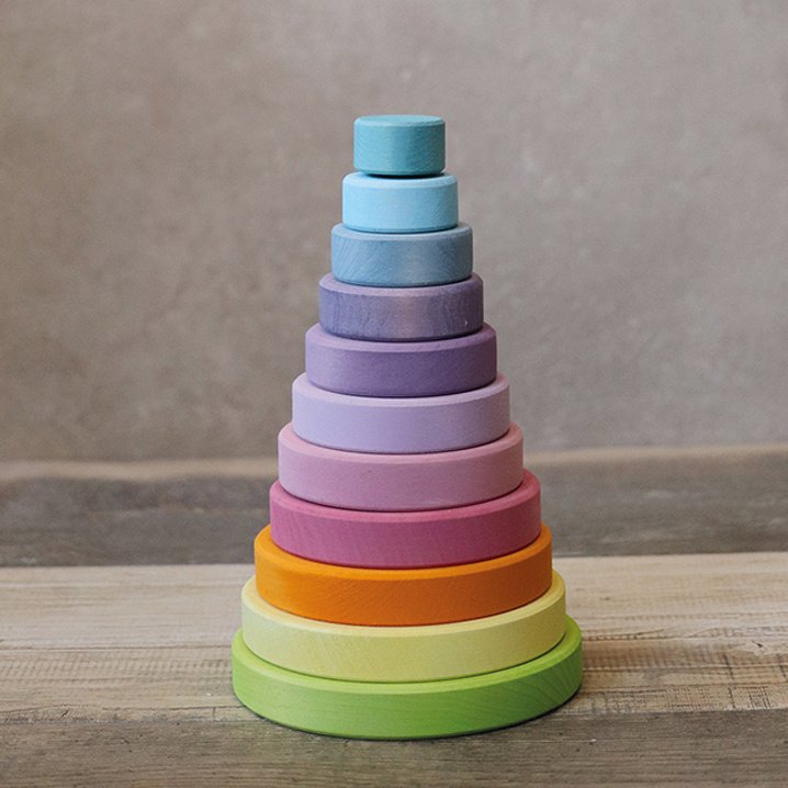 Grimm's - Houten Stapeltoren Pastel