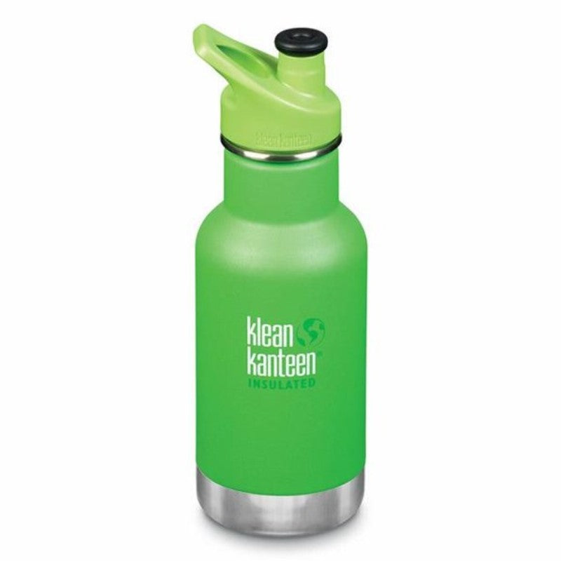 Klean Kanteen- Kinder thermofles 355ml-12oz wijze okapi groen - Geborsteld RVS