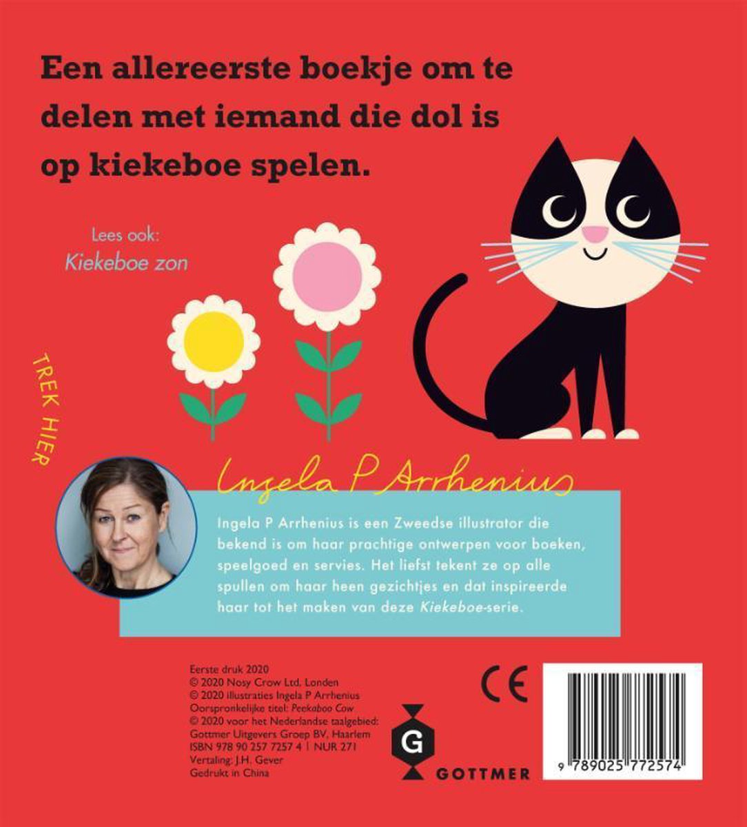 Kiekeboe Koe - Ingela P Arrhenius (vanaf 0 jaar) met flapjes