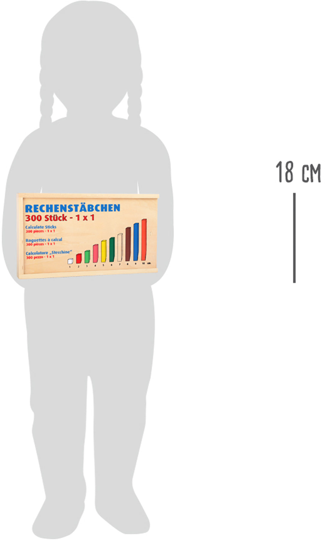 small foot - Grote rekendoos met rekenstaven