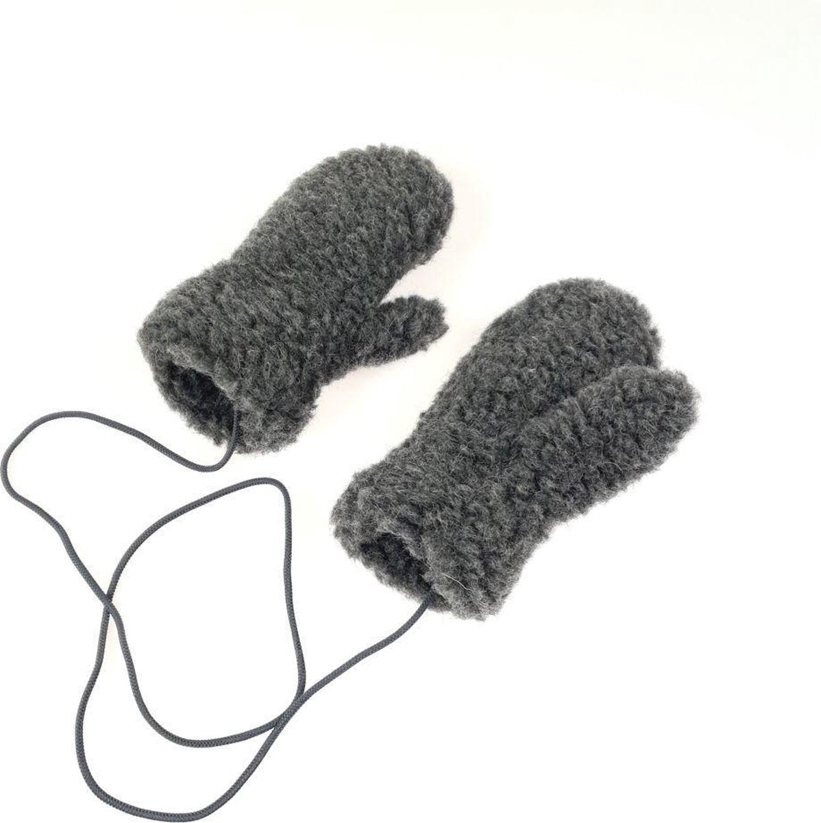 Alwero - Wanten Gully (0-5 jaar) 100% wol Antraciet