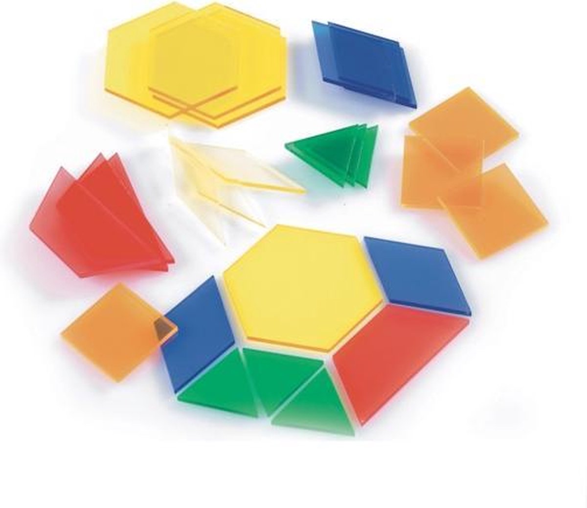 EDX - Transparante mozaïek vormen (245 stuks)