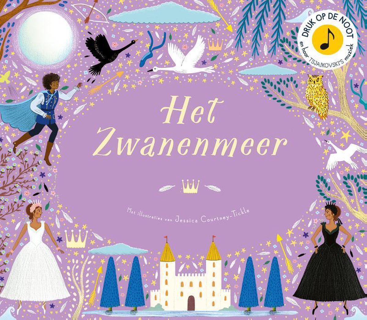 Boek met muziek - Zwanenmeer - Jessica Courtney-Tickle (vanaf 3 jaar)