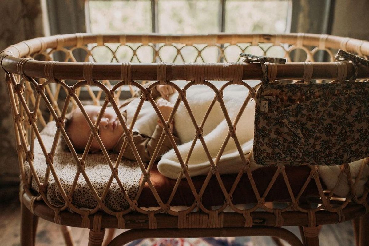 Alwero deken Thumbled Naturel 100x140cm - 100% wol