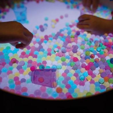 Water Beads (230 gram min. 12.000 stuks) - Waterparels regenboog