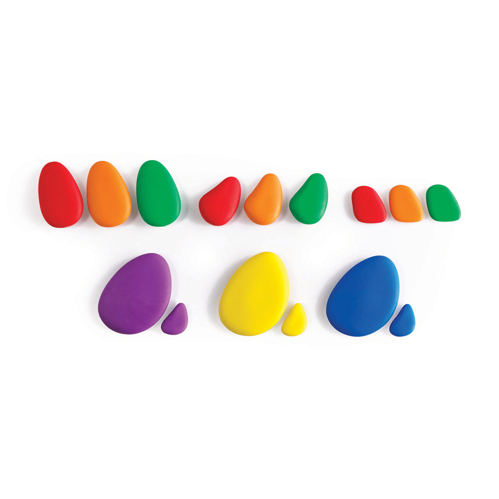 EDX - Regenboog Stenen - Rainbow Pebbles (36 stuks)