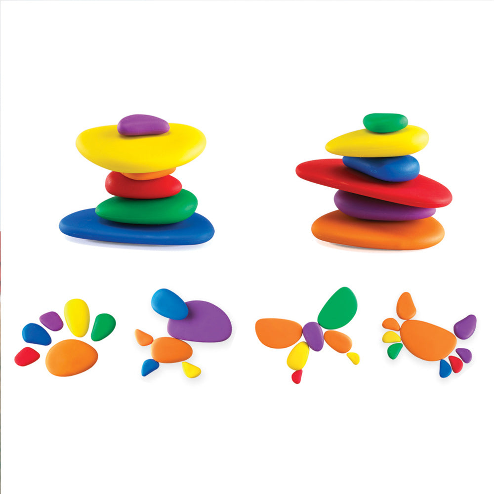 EDX - Regenboog Stenen - Rainbow Pebbles (36 stuks)