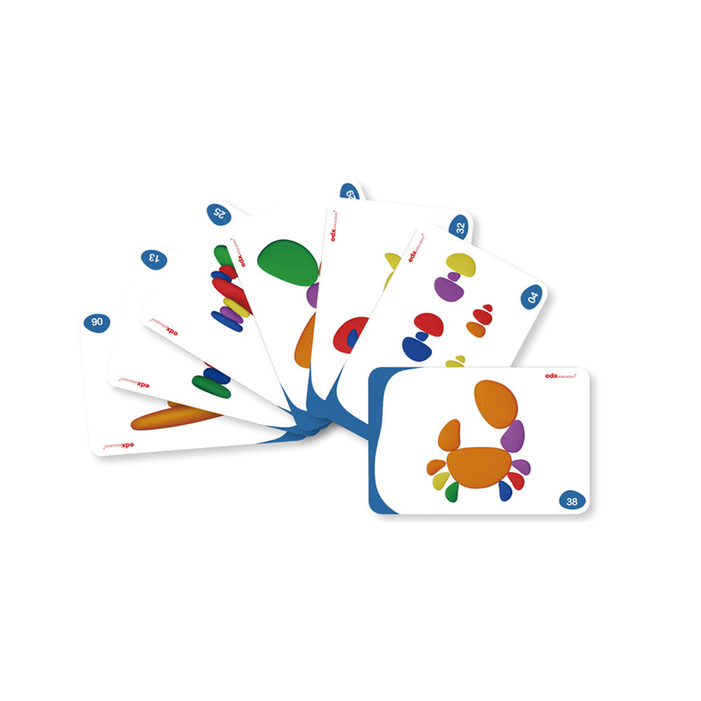 EDX - Regenboog Stenen - Rainbow Pebbles (36 stuks)