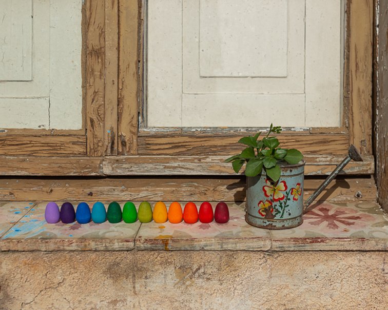 Grapat - Mandala - Regenboog eitjes 36st