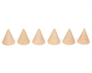 Grapat - Kegels naturel 6 stuks - Grapat