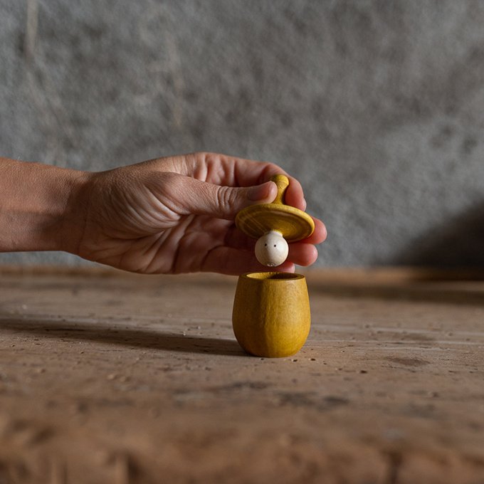 Grapat - Little Things, Houten Wensdoosje Geel - Grapat