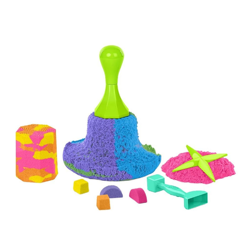 Kinetisch Zand 'Verpletter en creëer' - 3 kleuren - Relevant Play